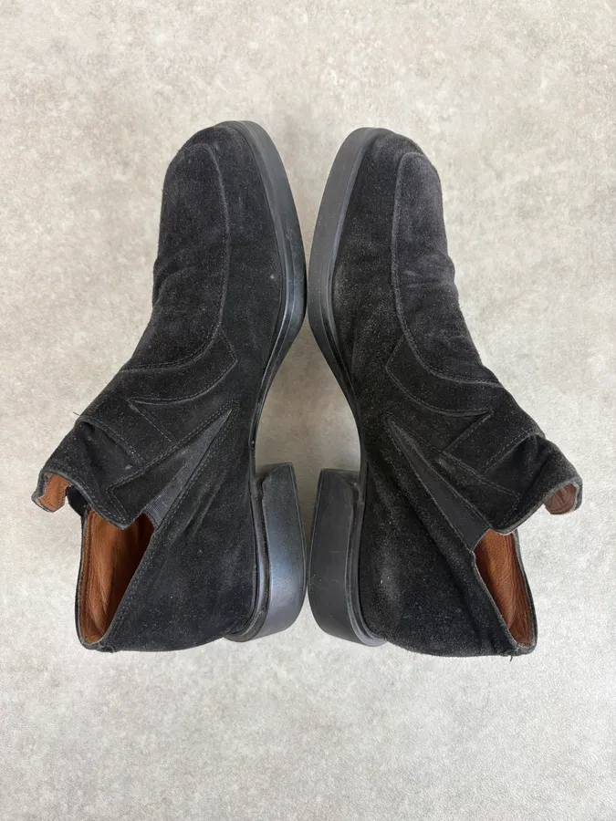 Cesare Paciotti Black Suede Loafer Boots - Image 5