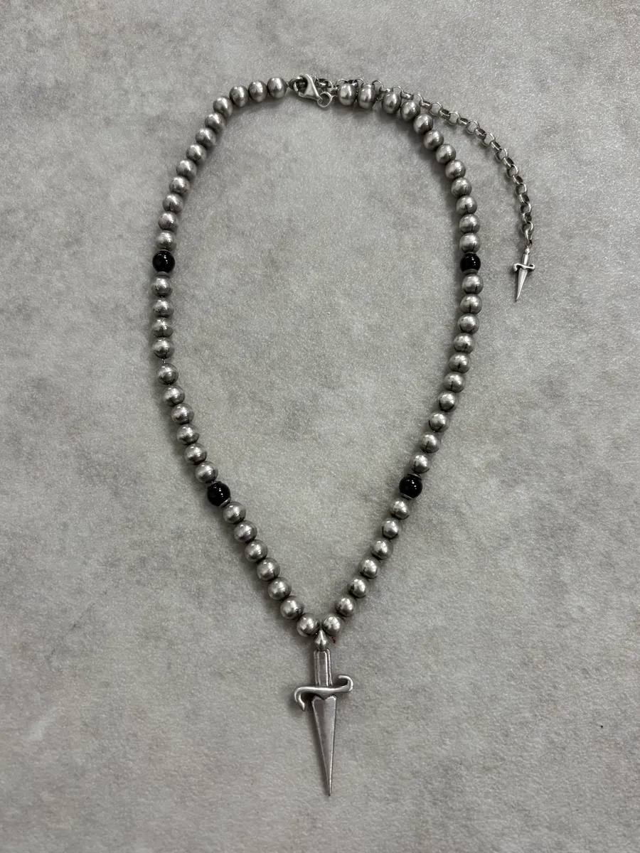 Cesare Paciotti Dagger Chocker Pendant Necklace - Image 3