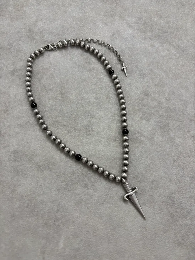 Cesare Paciotti Dagger Chocker Pendant Necklace - Image 4