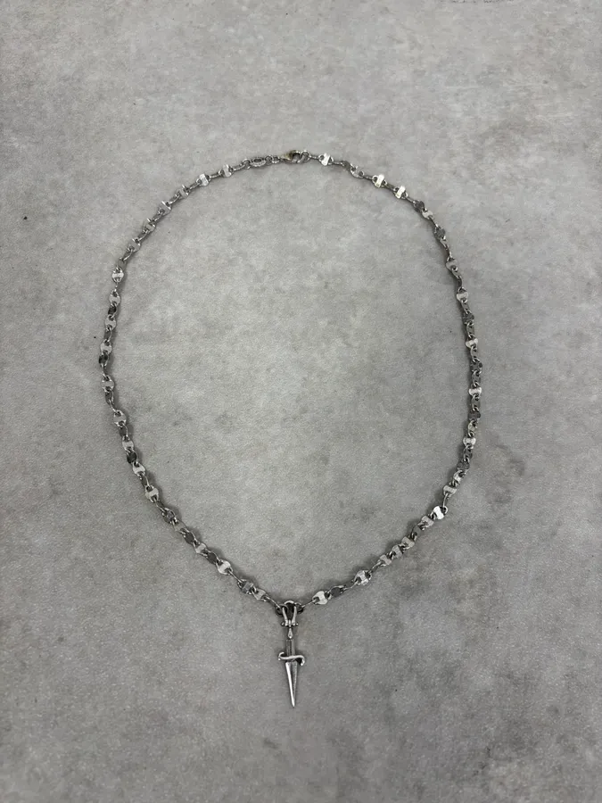 Cesare Paciotti Dagger Pendant Necklace - Image 4