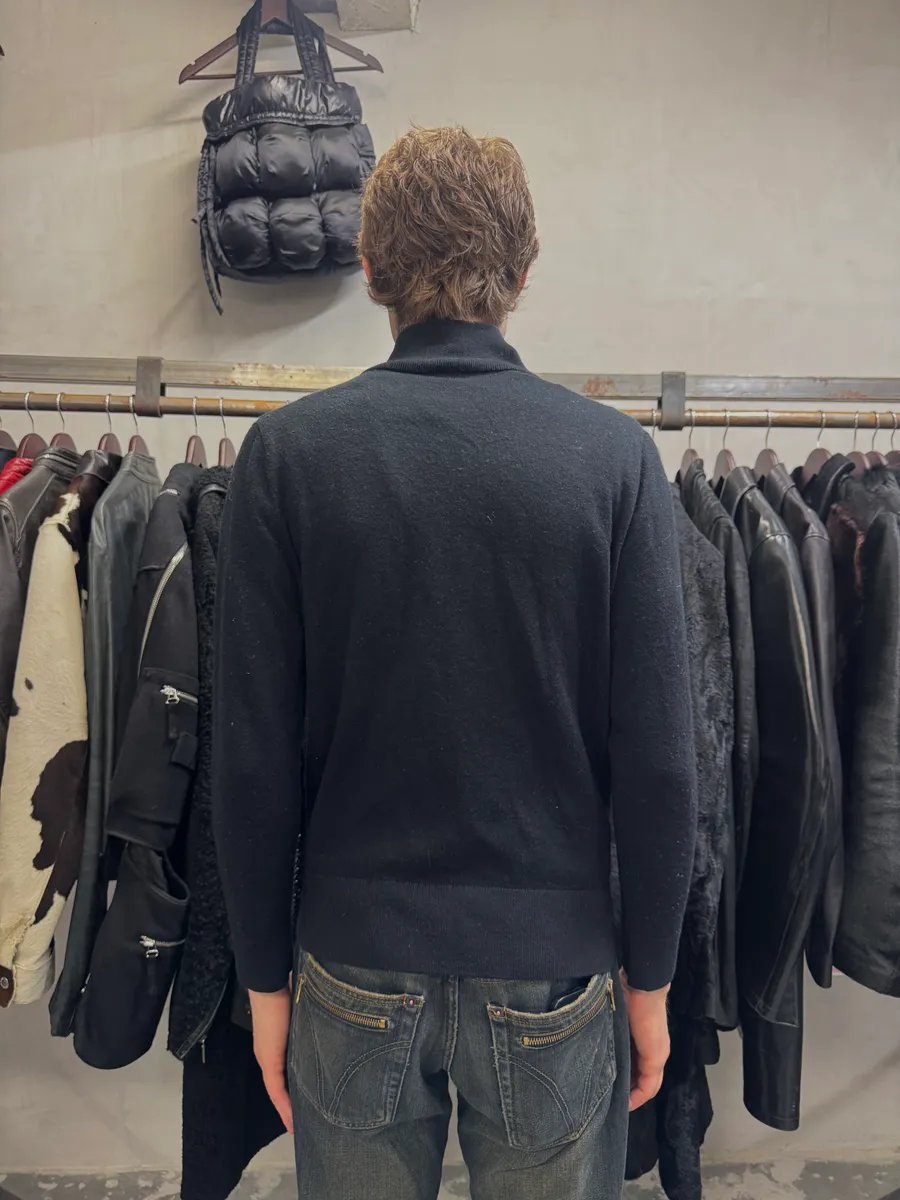 Chanel Black Zip-Up Uniform Sweater - Image 10