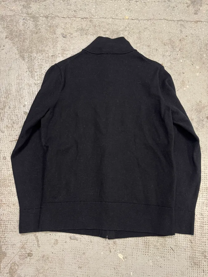 Chanel Black Zip-Up Uniform Sweater - Image 4