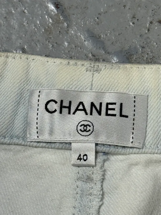 2010s Chanel Flowers Pink Easter Classy Pants - Image 11