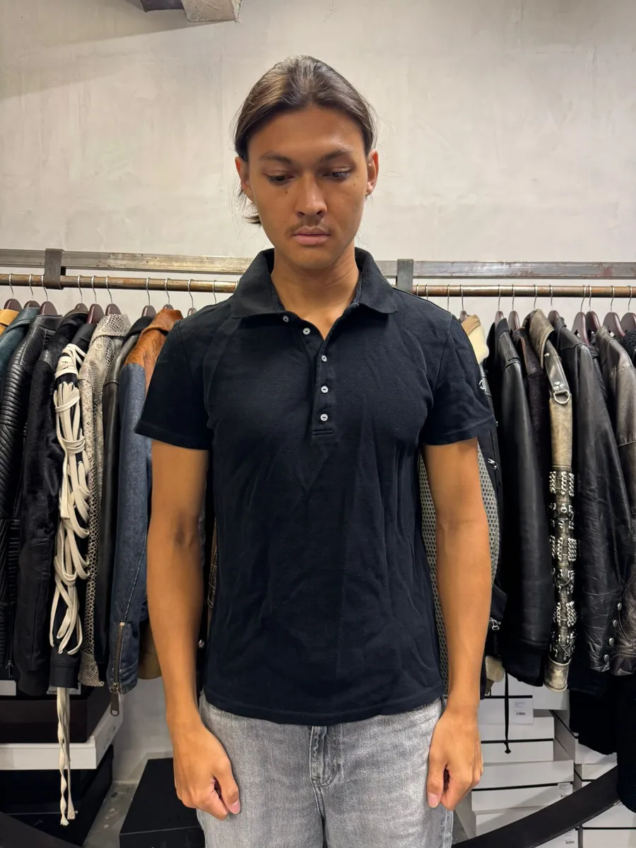 Chanel Uniform Black Classic Polo Shirt - Image 2