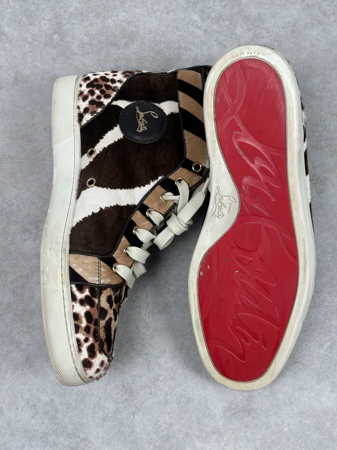Christian Louboutin “Rantus Orlato Flat” Pony Hair Sneakers - Image 15