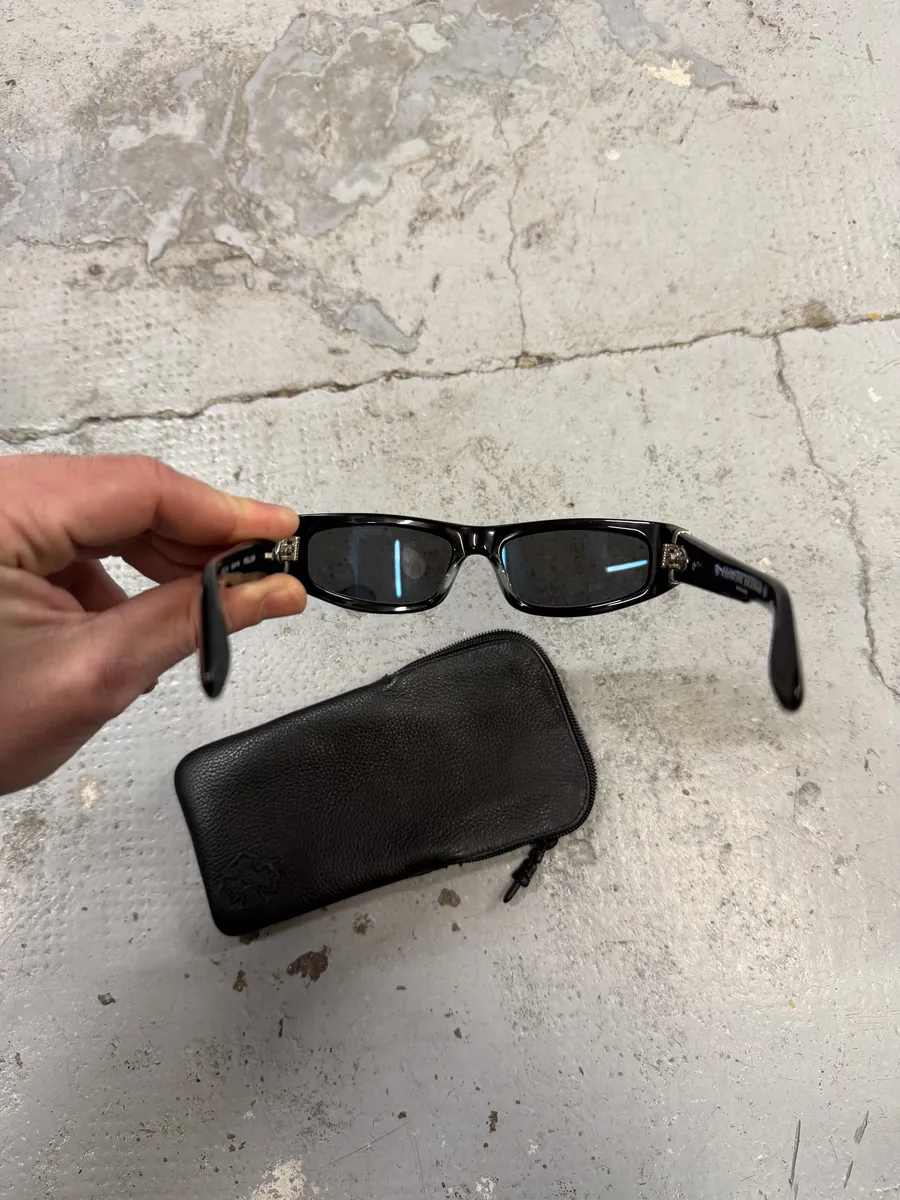 Chrome Hearts Black Roller Signature Sunglasses - Image 11