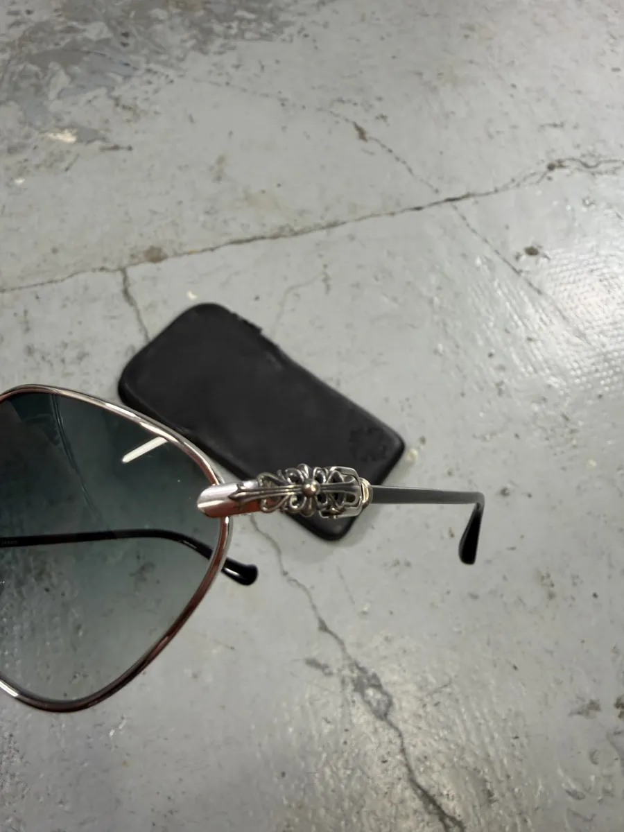 Chrome Hearts Black Signature Sunglasses - Image 10