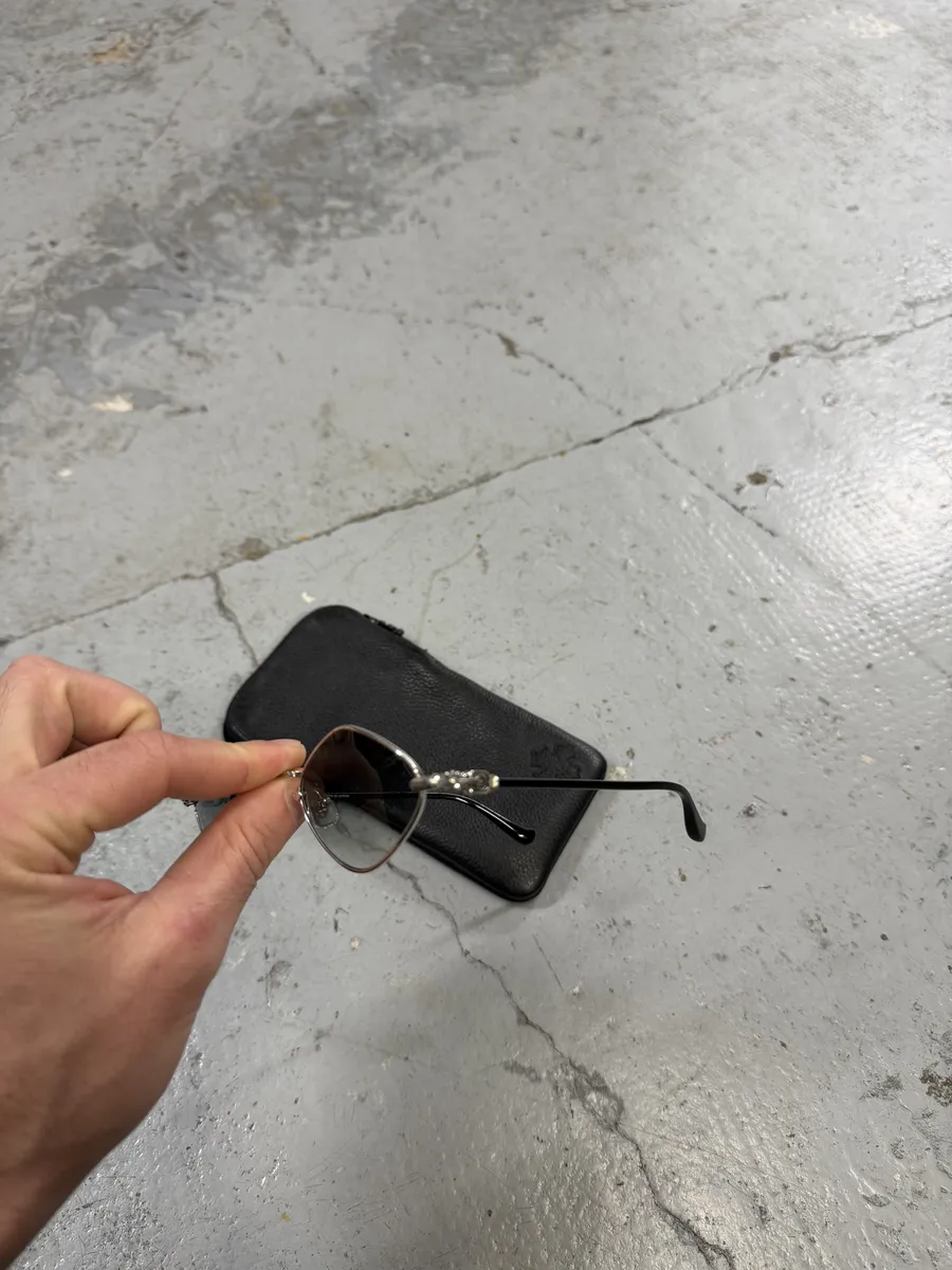 Chrome Hearts Black Signature Sunglasses - Image 11