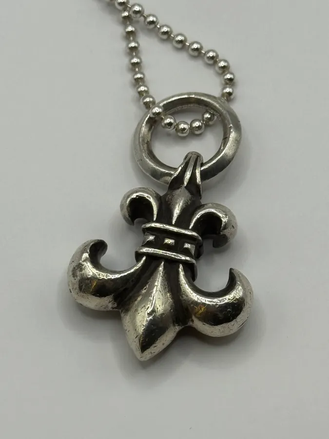 Chrome Hearts BS Fleur Silver 925 Pendant - Image 6