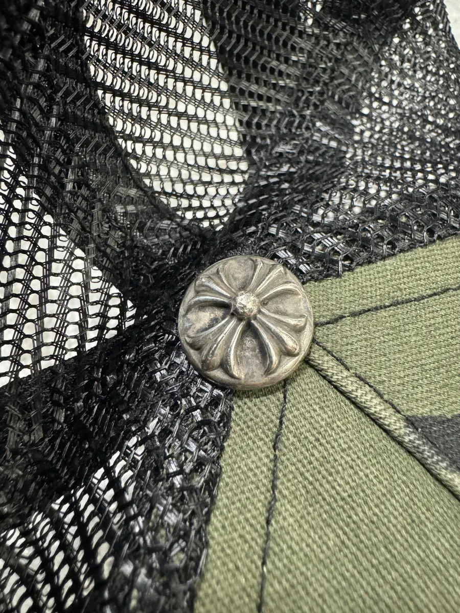Chrome Hearts CH Hollywood Military Camo Trucker Cap - Image 8