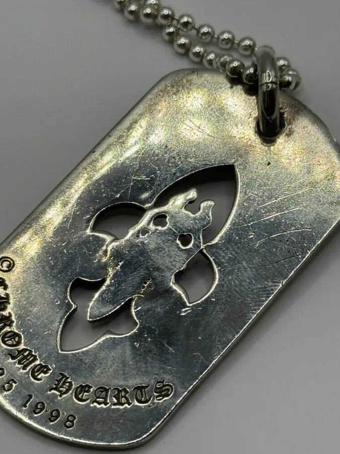 Chrome Hearts Cross Dagger Dog Tag Pendant - Image 9