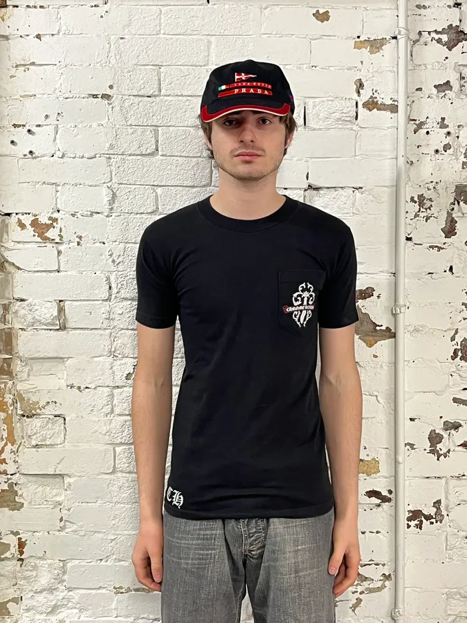 Chrome Hearts Dagger Print Black Short Sleeve Tee Shirt - Image 2