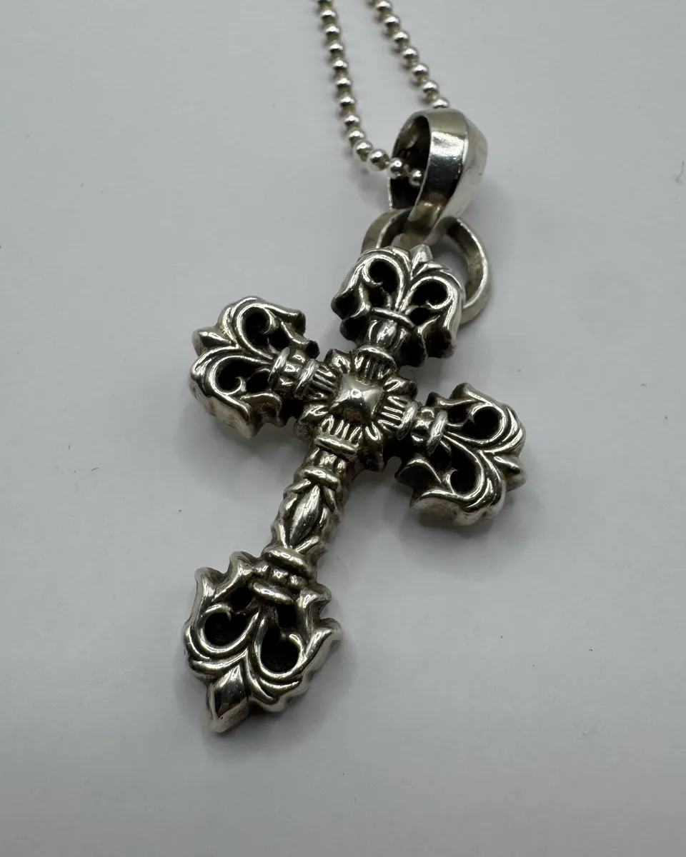 Chrome Hearts Filigree Cross Silver 925 Pendant