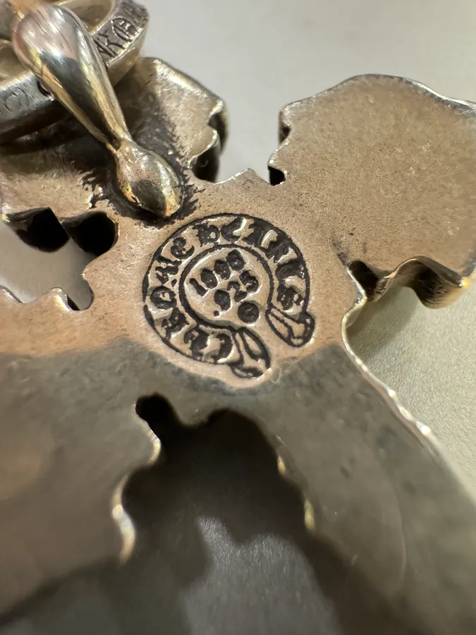 Chrome Hearts Filigree Cross Silver Pendant - Image 6