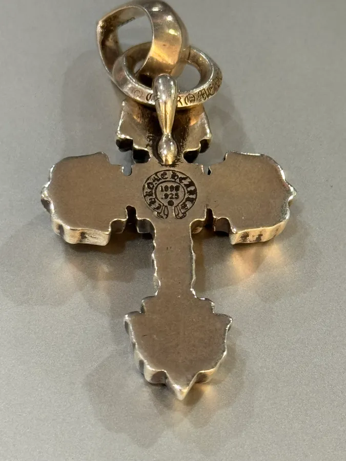 Chrome Hearts Filigree Cross Silver Pendant - Image 7