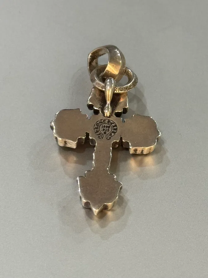 Chrome Hearts Filigree Cross Silver Pendant - Image 8