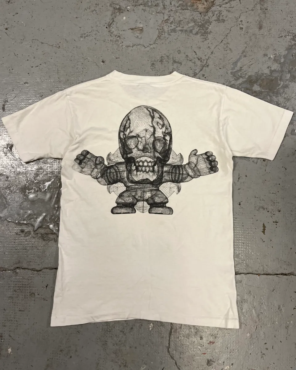 Chrome Hearts Foti Skeleton White T-Shirt