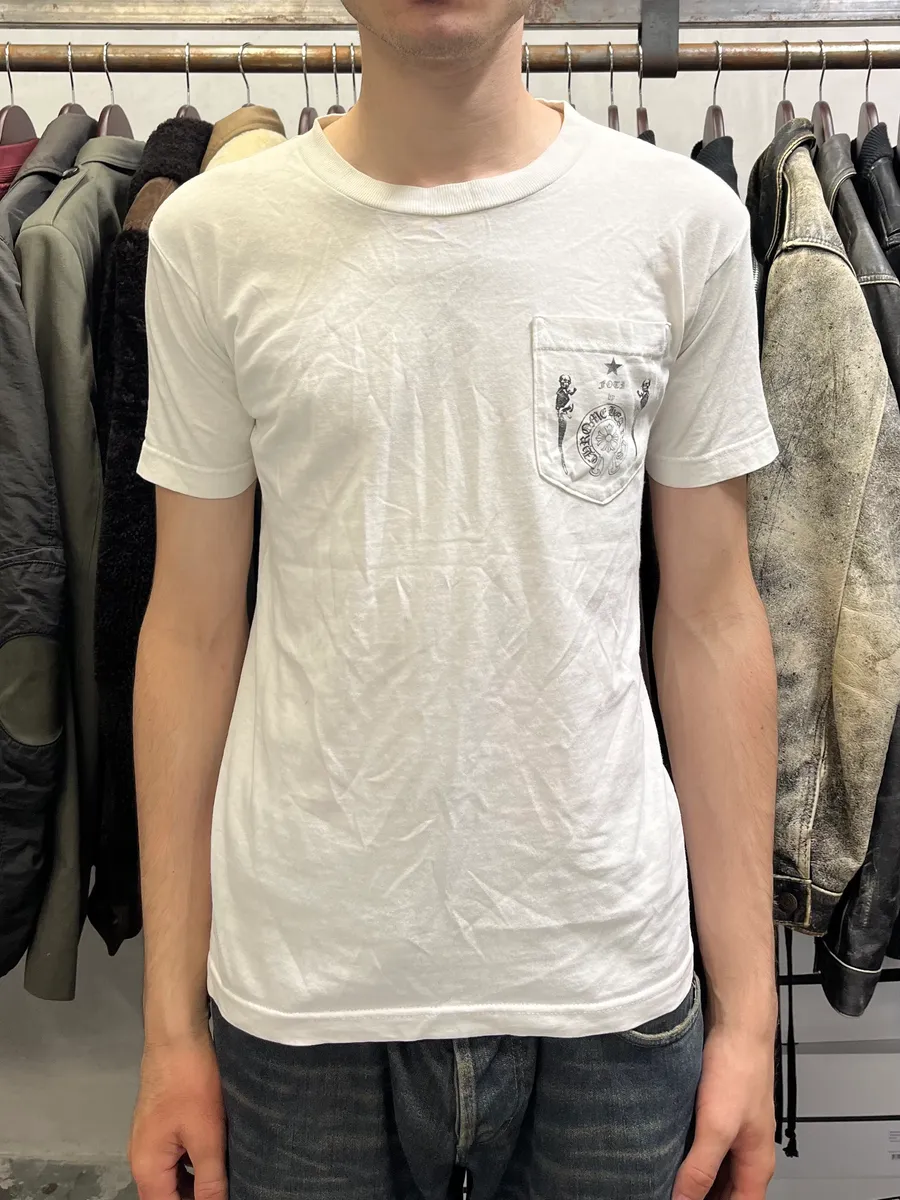 Chrome Hearts Foti Skeleton White T-Shirt - Image 3