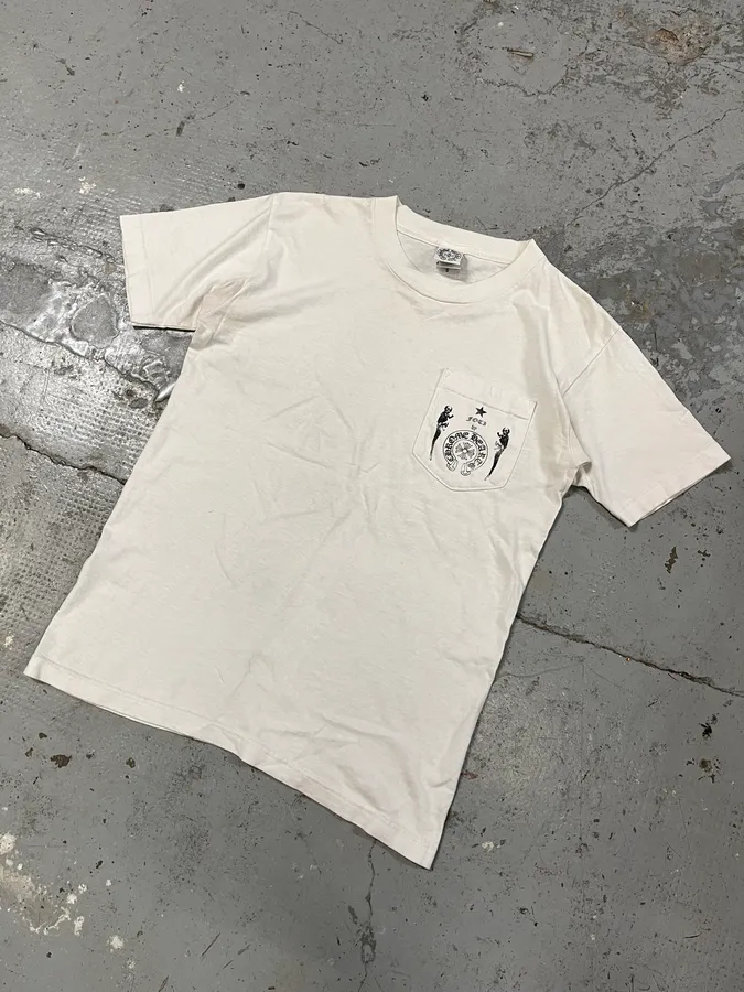 Chrome Hearts Foti Skeleton White T-Shirt - Image 6