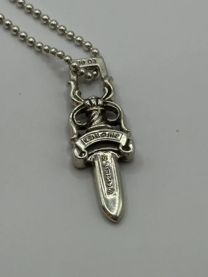 Chrome Hearts Large Dagger Silver 925 Pendant - Image 2