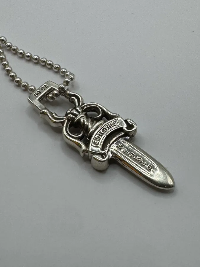 Chrome Hearts Large Dagger Silver 925 Pendant - Image 5