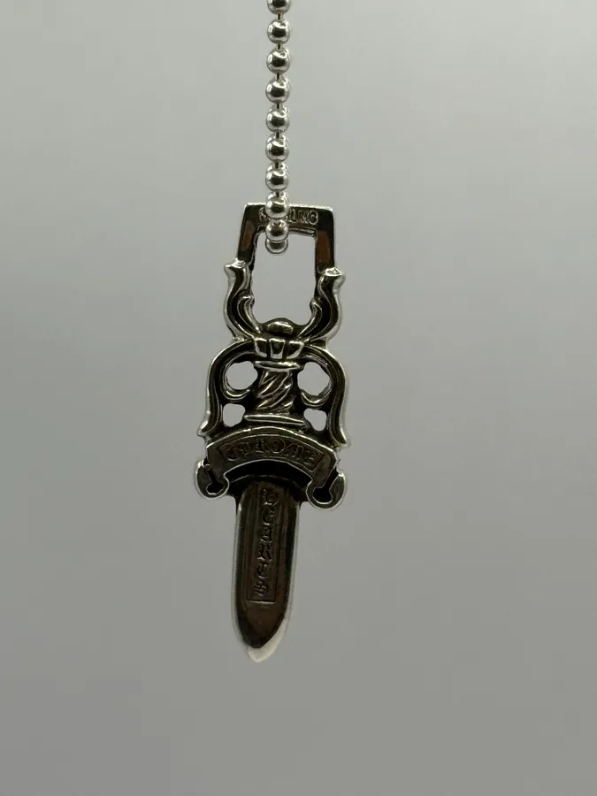 Chrome Hearts Large Dagger Silver 925 Pendant - Image 9