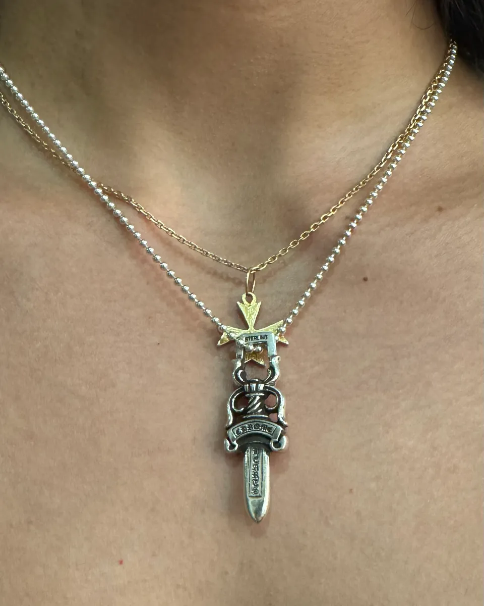 Chrome Hearts Large Dagger Silver 925 Pendant - Image 3