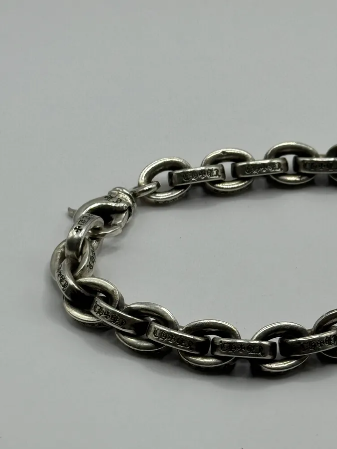 Chrome Hearts Large Paper Chain Silver 925 Bracelet - Image 3