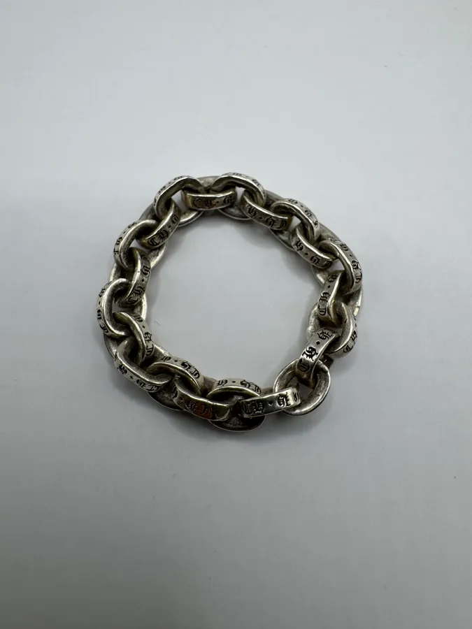 Chrome Hearts Paper Chain Silver 925 Ring - Image 10