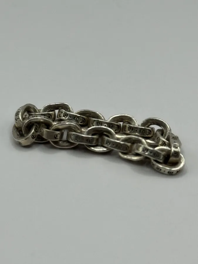 Chrome Hearts Paper Chain Silver 925 Ring - Image 3