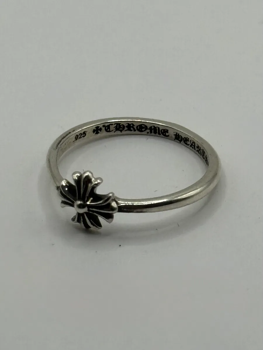 Chrome Hearts Plus Bubblegum Silver Ring