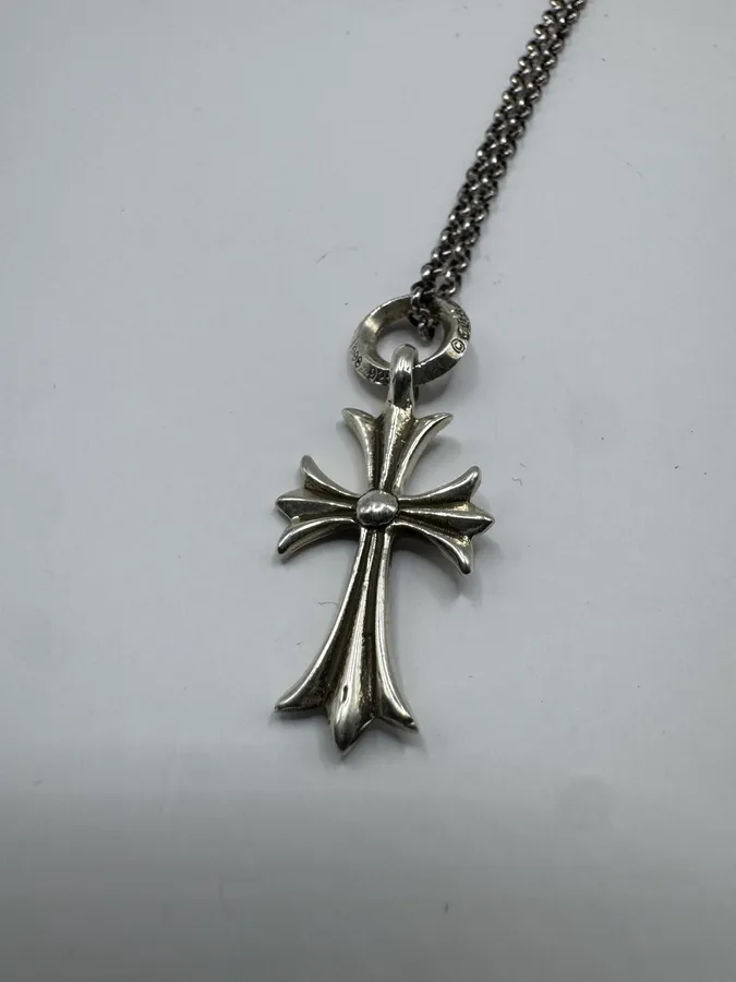 Chrome Hearts Tiny Cross Silver Pendant - Image 10