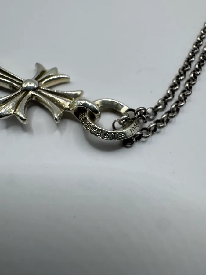 Chrome Hearts Tiny Cross Silver Pendant - Image 9