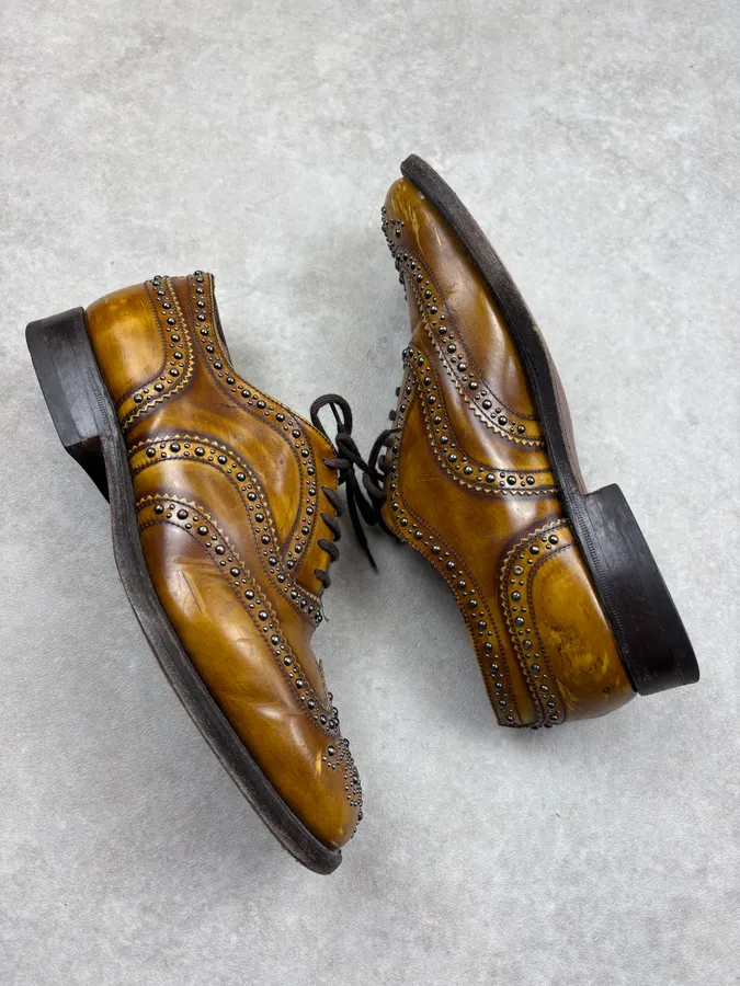 Church’s Studded Leather Derby Shoes - Image 6