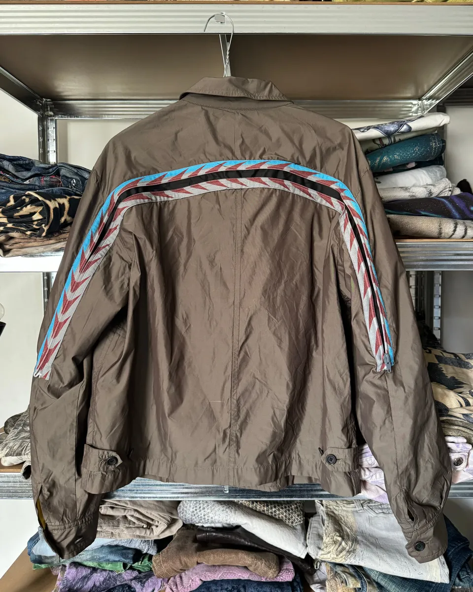 Comme des Garçons Shirt Grey Backzip Jacket - Image 4