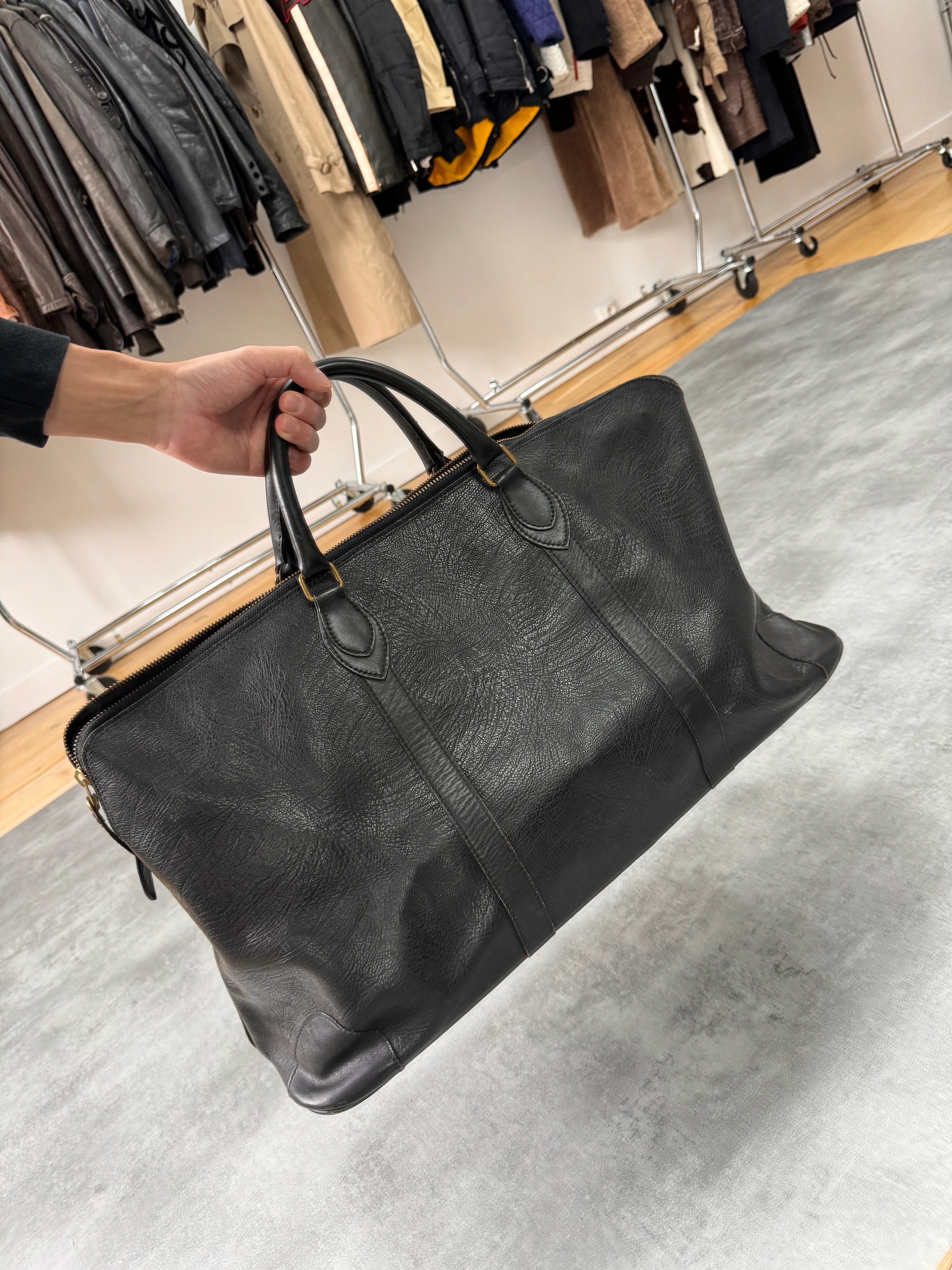 1990s Comme Des Garçons Tricot Weekend Leather Bag (OS) - Image 7