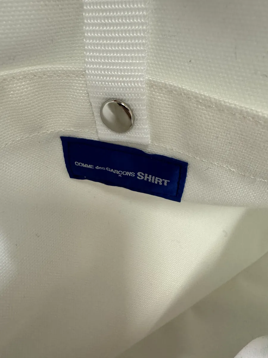 Comme des Garçons Andy Warhol White Shoulder Bag - Image 5