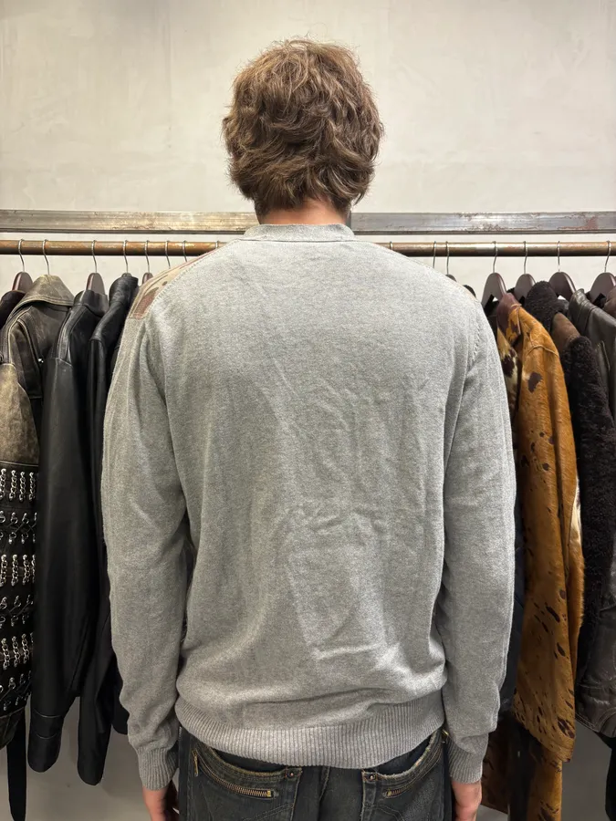 Comme Des Garçons Grey & Camo Cardigan - Image 3