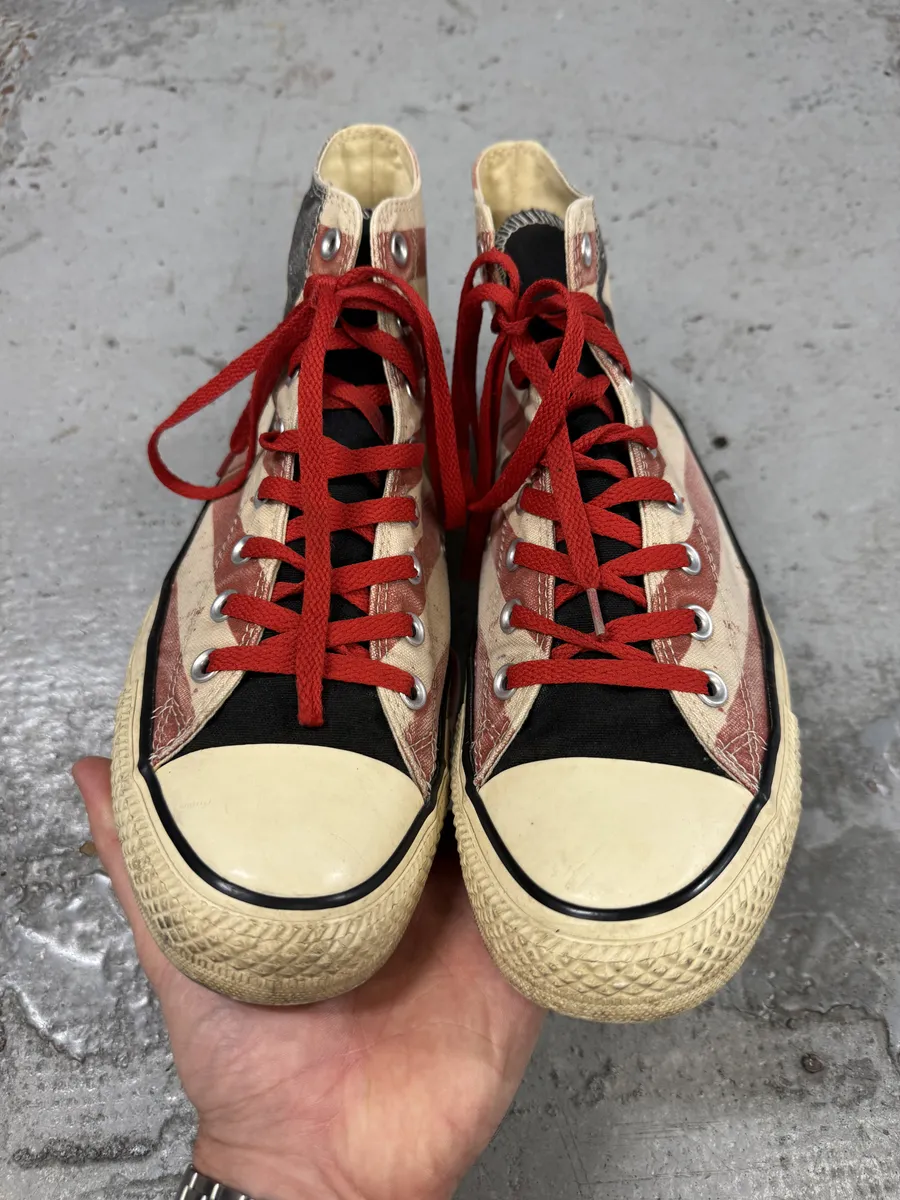 Converse USA Flag High Eagle Red & Blue Shoes - Image 4