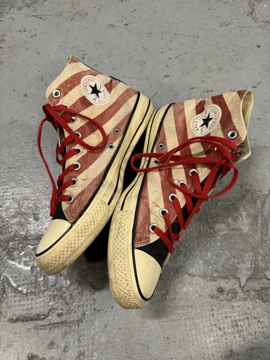 Converse USA Flag High Eagle Red & Blue Shoes - Image 5
