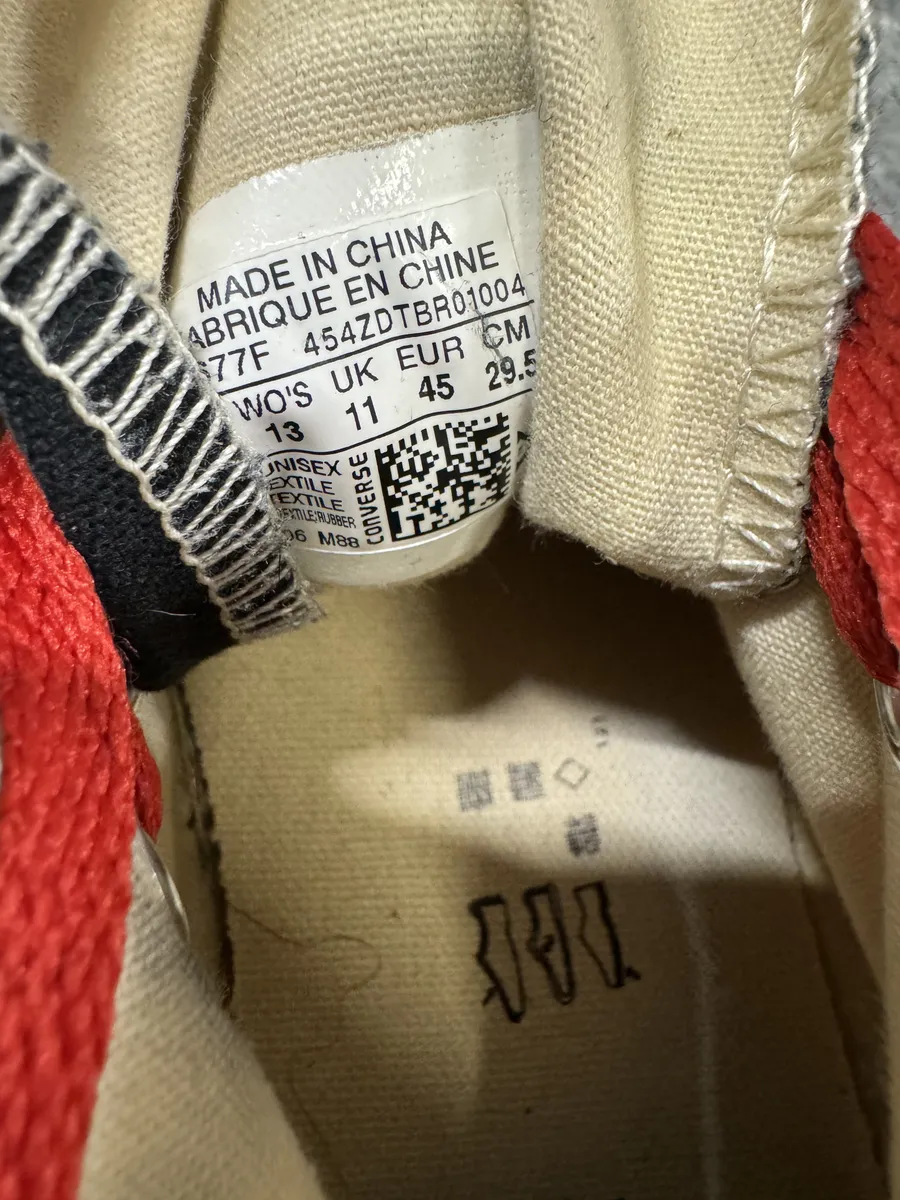 Converse USA Flag High Eagle Red & Blue Shoes - Image 9