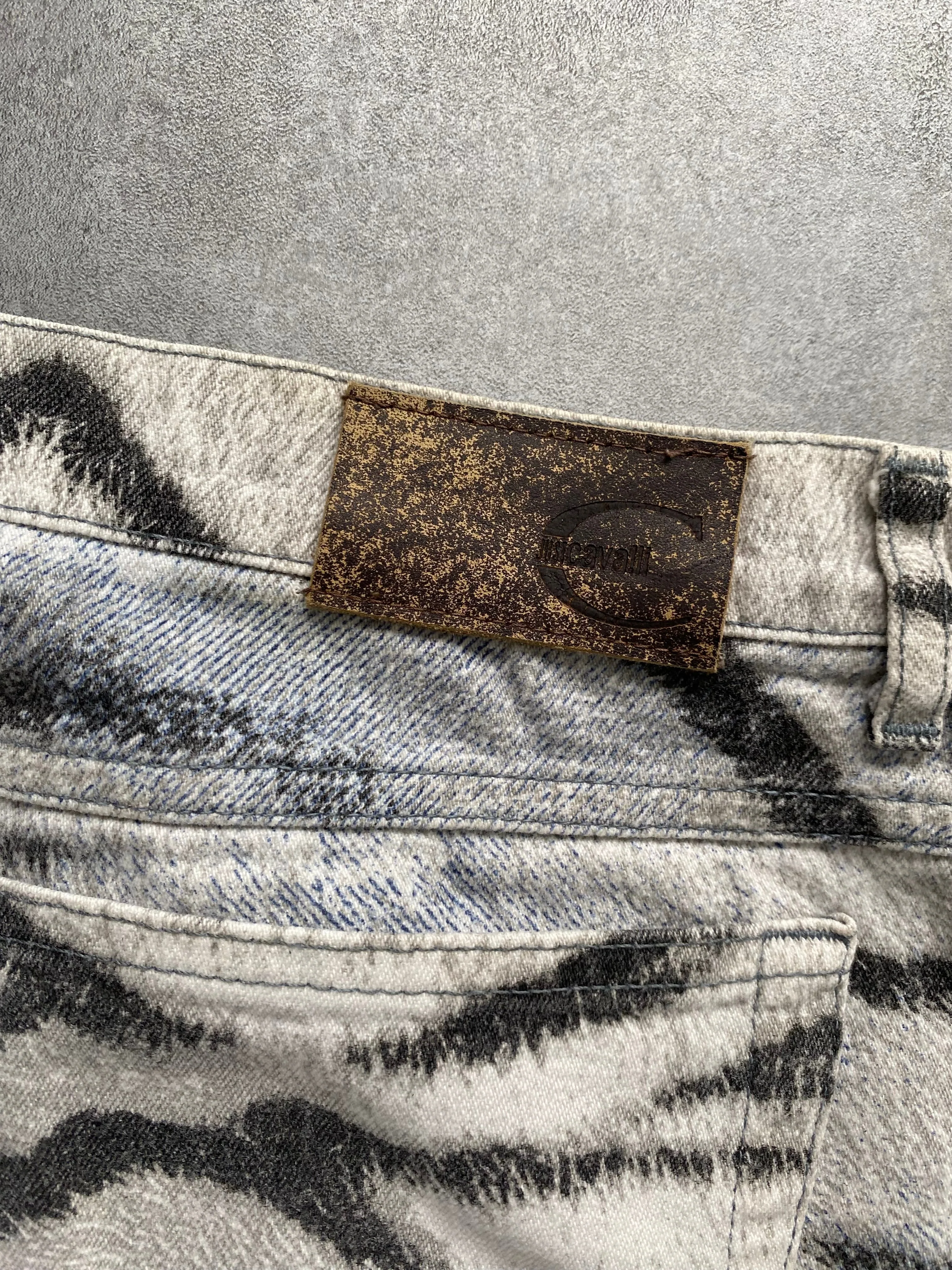 2002 Just Cavalli Safari Zebra Jeans - Image 5