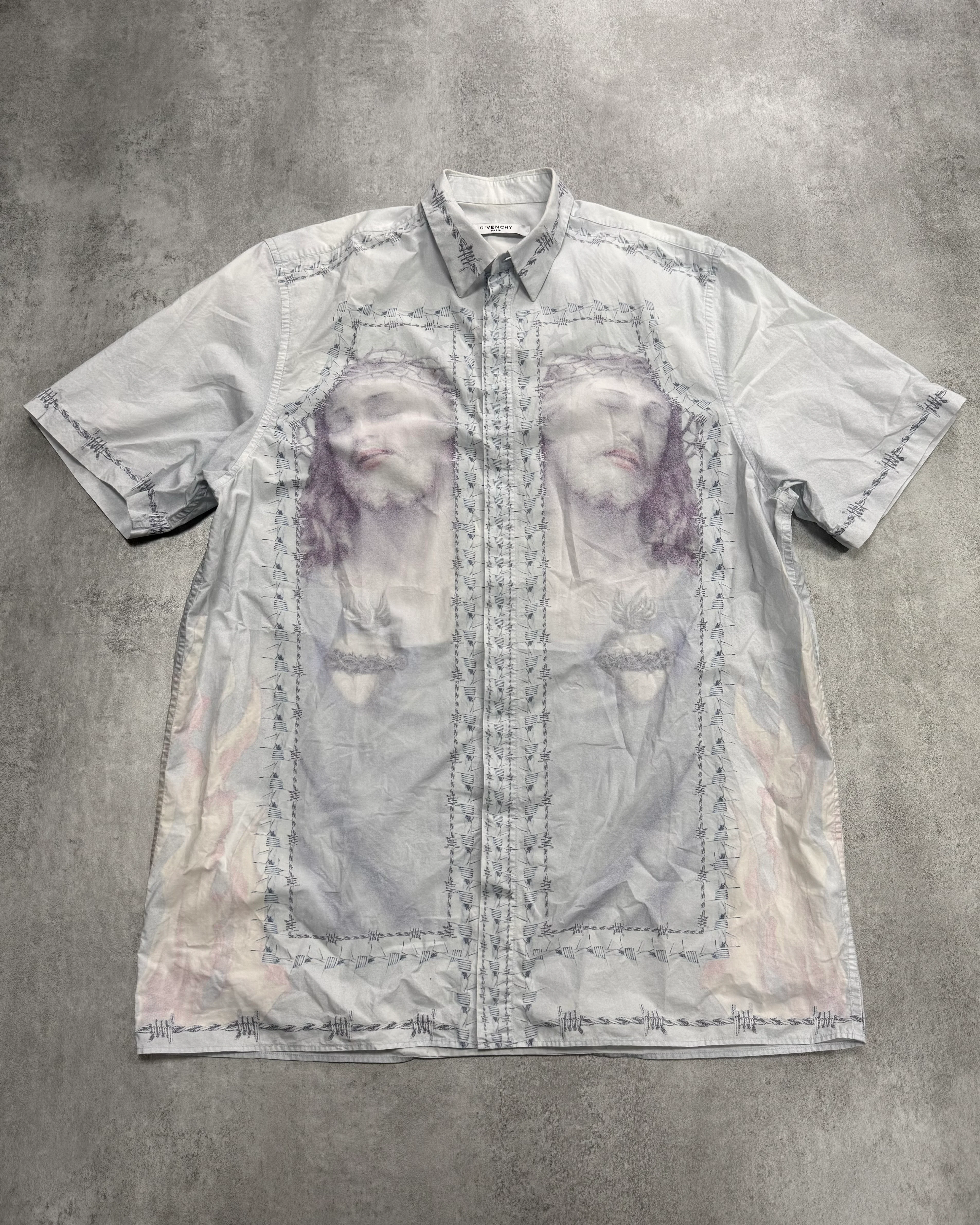SS2016 Givenchy Christ Jesus Print Shirt