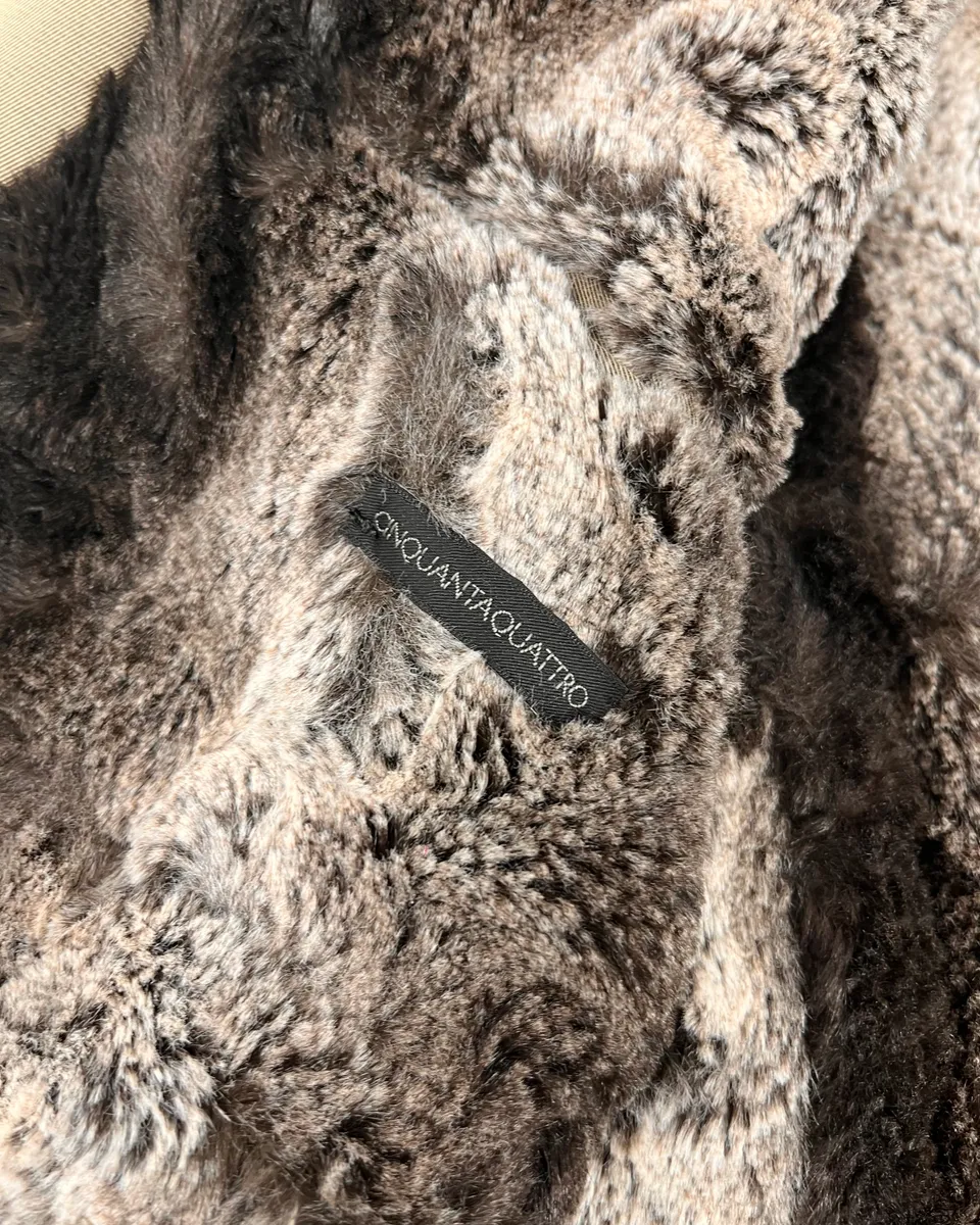 Daniele Alessandrini Beige Faux Fur Cozy Coat - Image 10