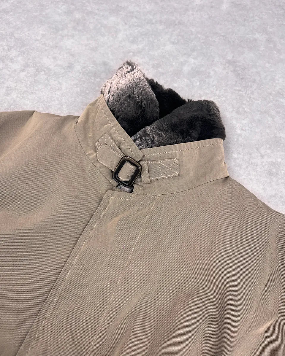 Daniele Alessandrini Beige Faux Fur Cozy Coat - Image 5
