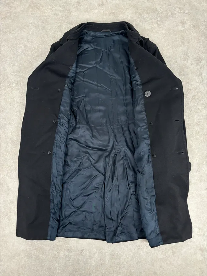 Daniele Alessandrini Black Classy Trench Coat - Image 7