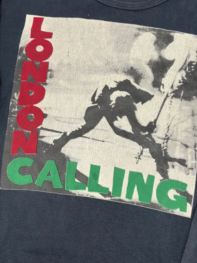 Daniele Alessandrini Black London Calling Longsleeve T-Shirt - Image 8