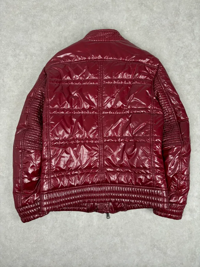 Daniele Alessandrini Bordeaux Nylon Quilted Jacket - Image 5