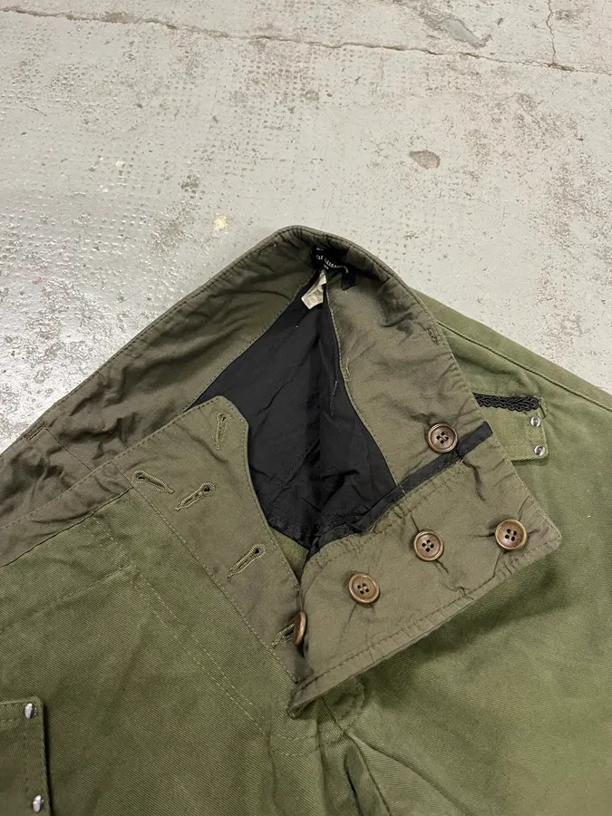 Daniele Alessandrini Cross Patch Olive Pants - Image 12