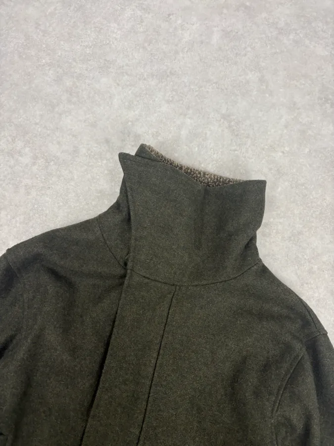Daniele Alessandrini Dark Green Wool Jacket - Image 4